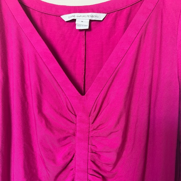 Diane von Furstenberg Pink Bodycon Dress medium (runs small) Greece Style Barbie - Picture 2 of 9